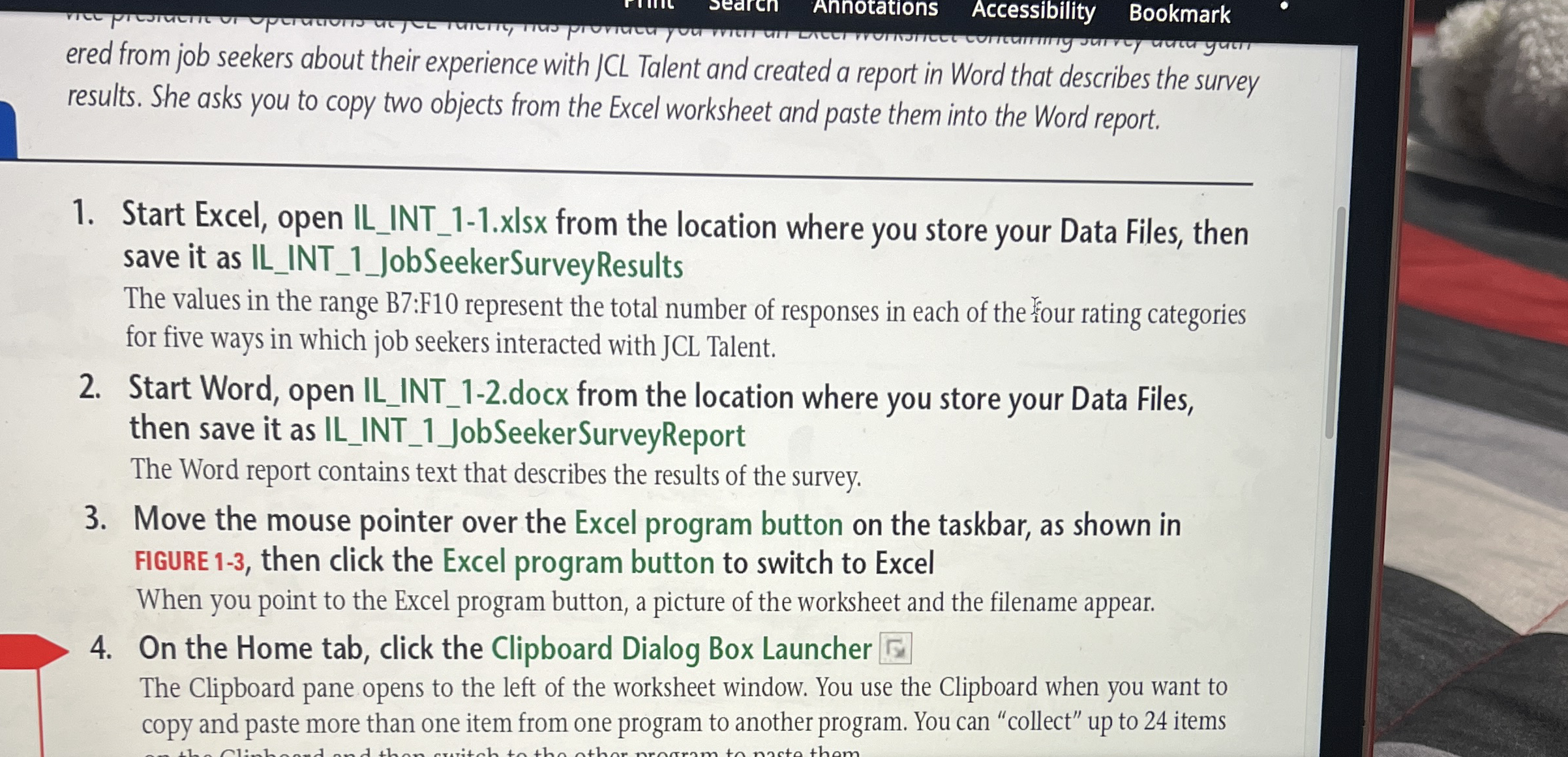 ered from job seekers about their experience with