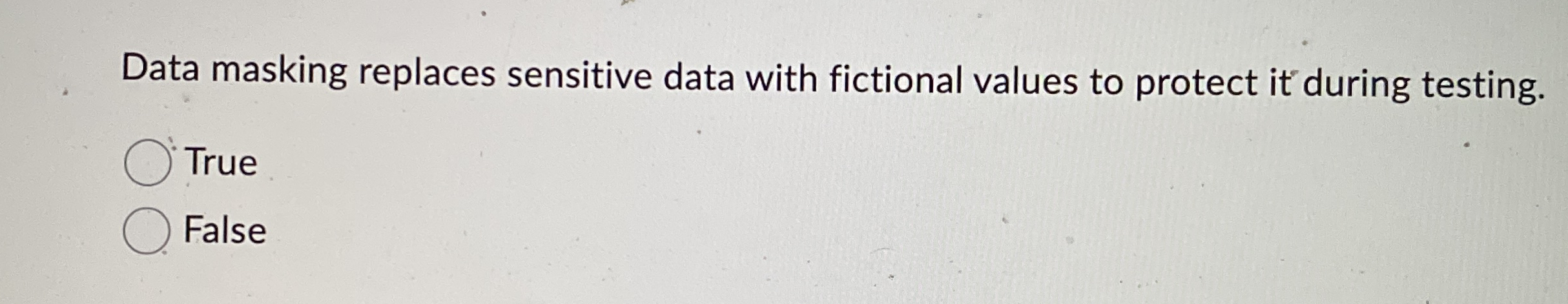 Data masking replaces sensitive data with