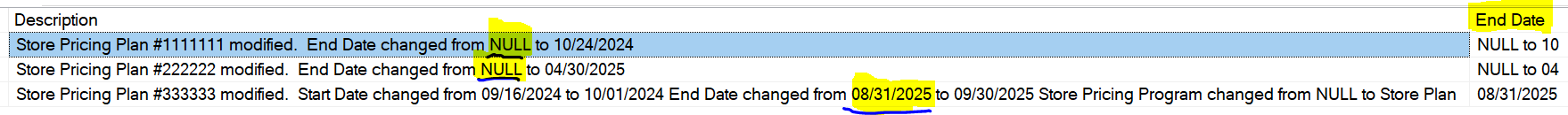 I ' m trying to get only the first date of the
