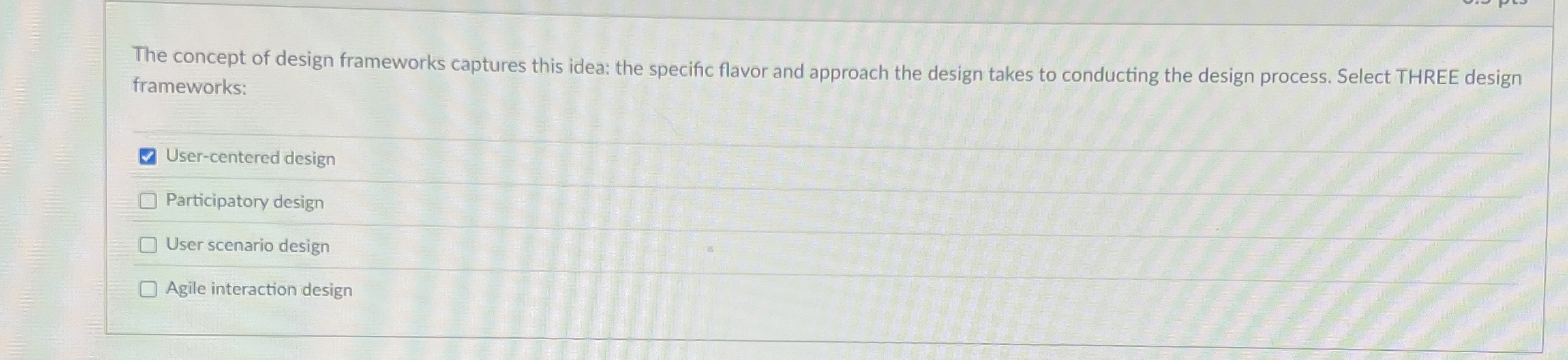 The concept of design frameworks captures this