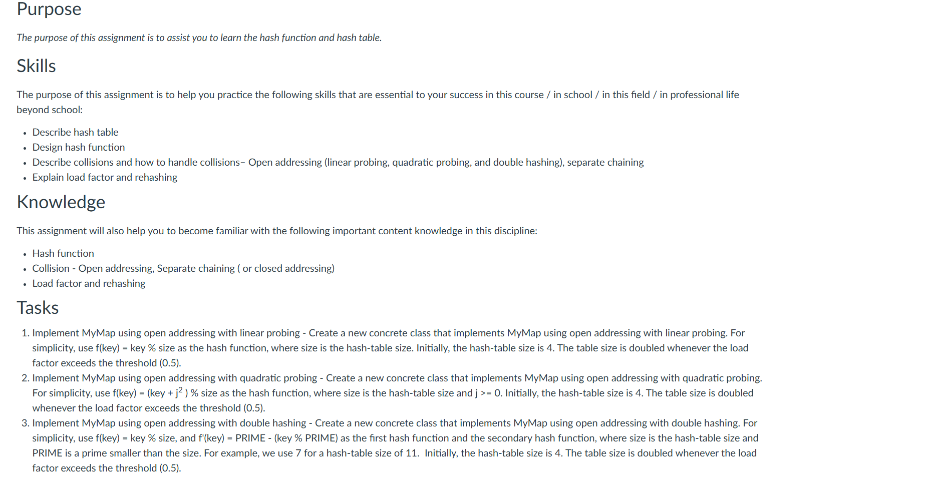 in Java eclipse Purpose The purpose of this