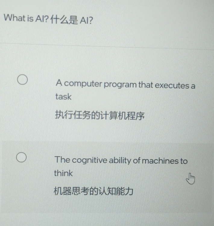 What is AI ? AI ? A computer program that