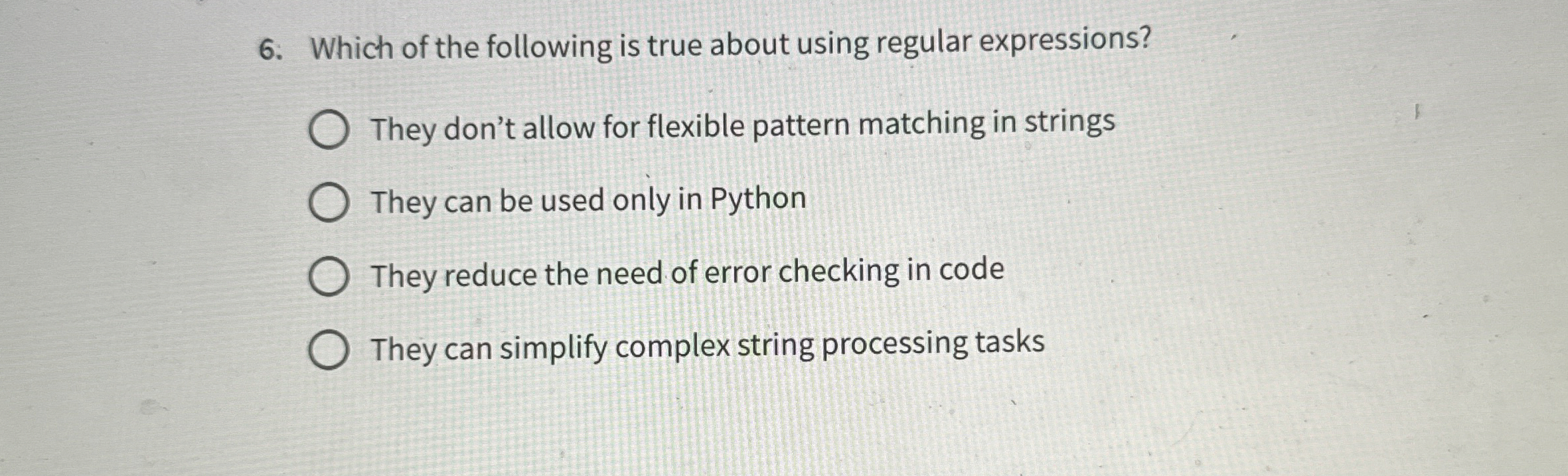 Which of the following is true about using