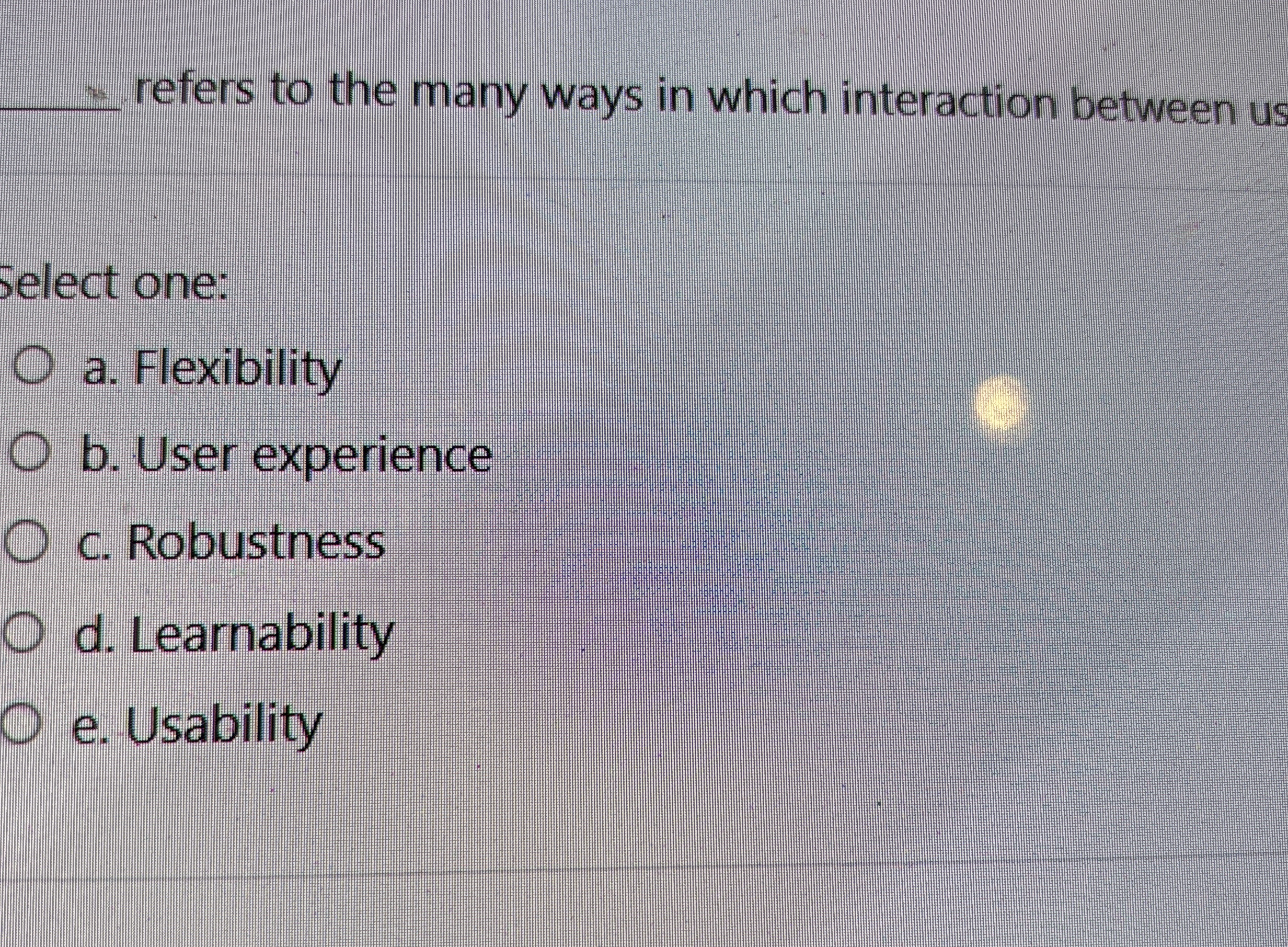 q , refers to the many ways in which interaction