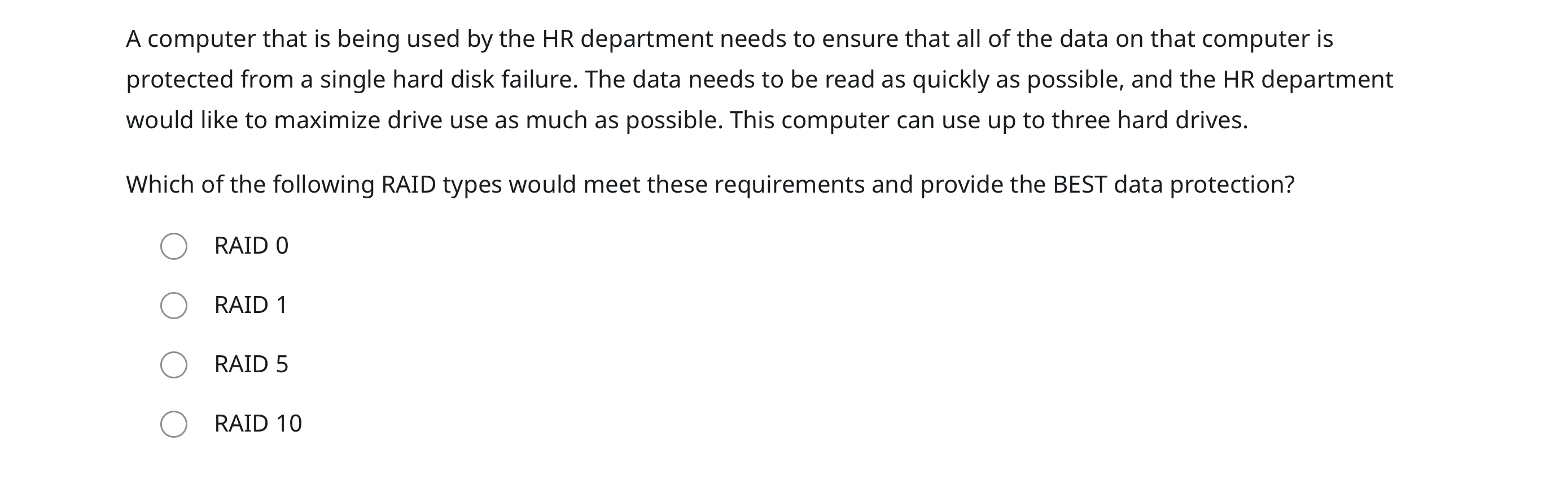 A computer that is being used by the HR