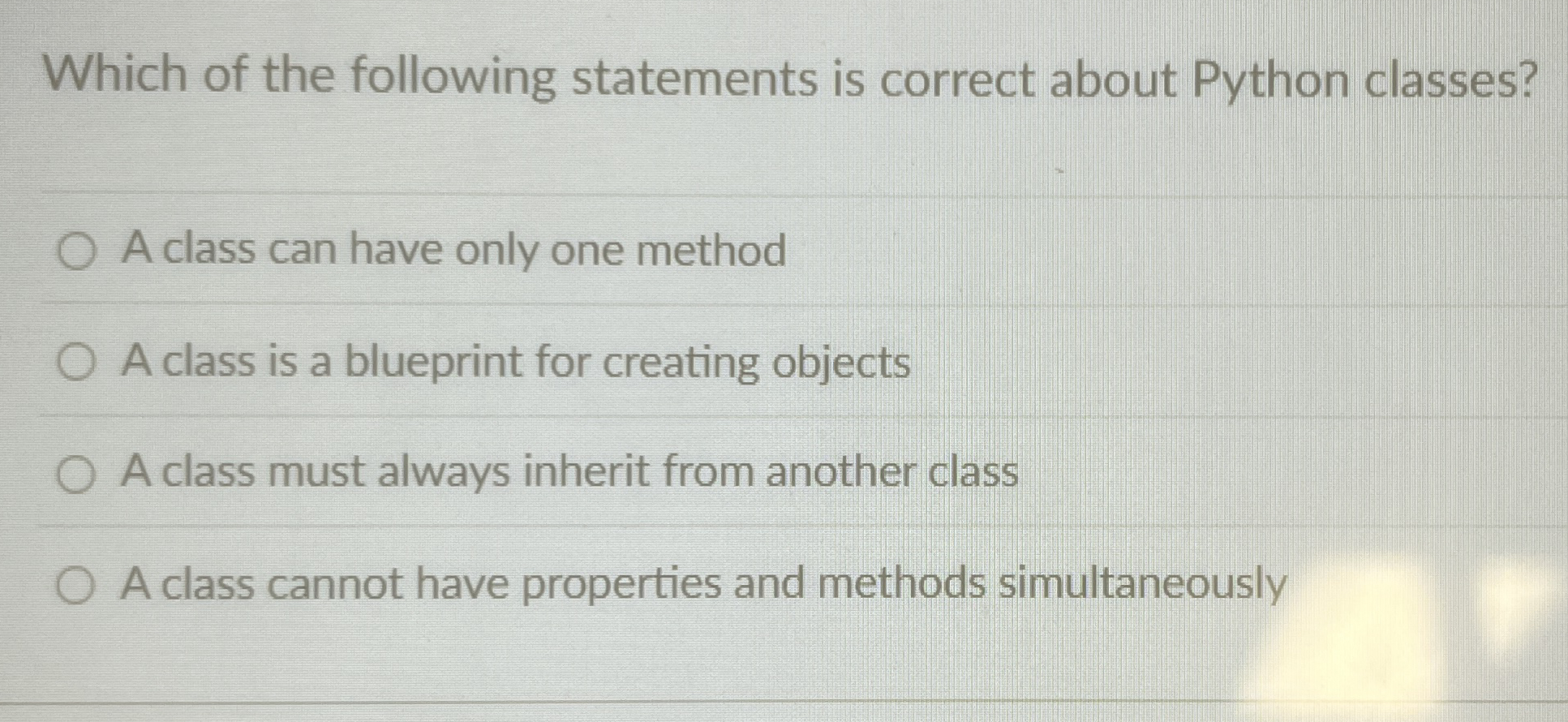 Which of the following statements is correct