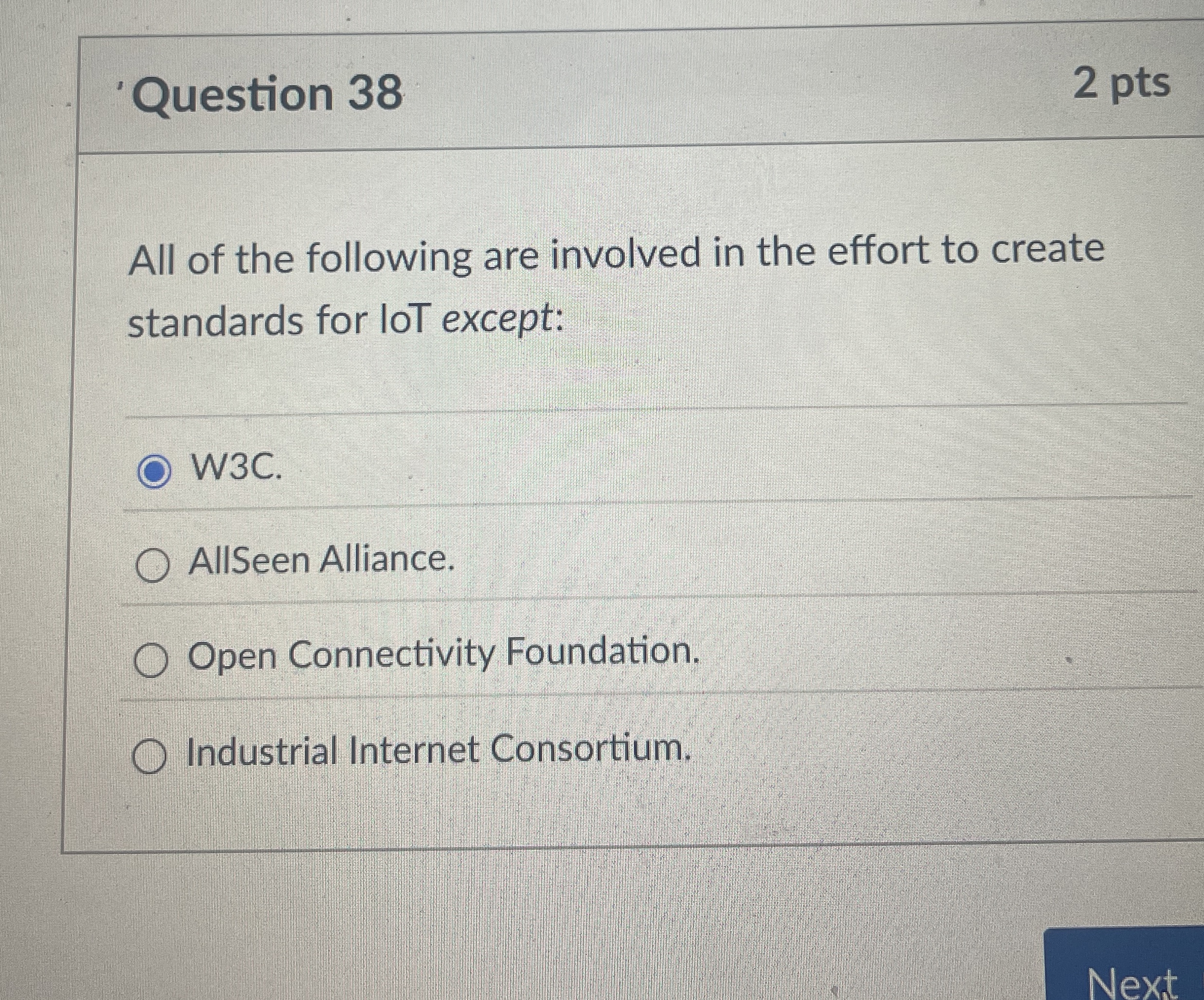 Question 3 8 All of the following are involved in