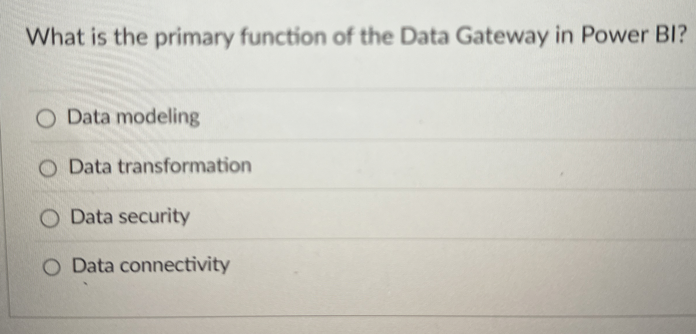 What is the primary function of the Data Gateway