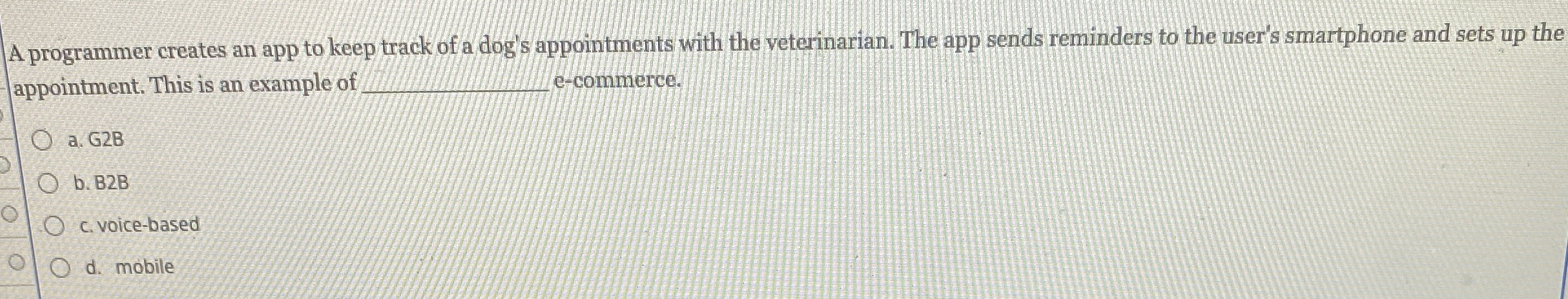 A programmer creates an app to keep track of a