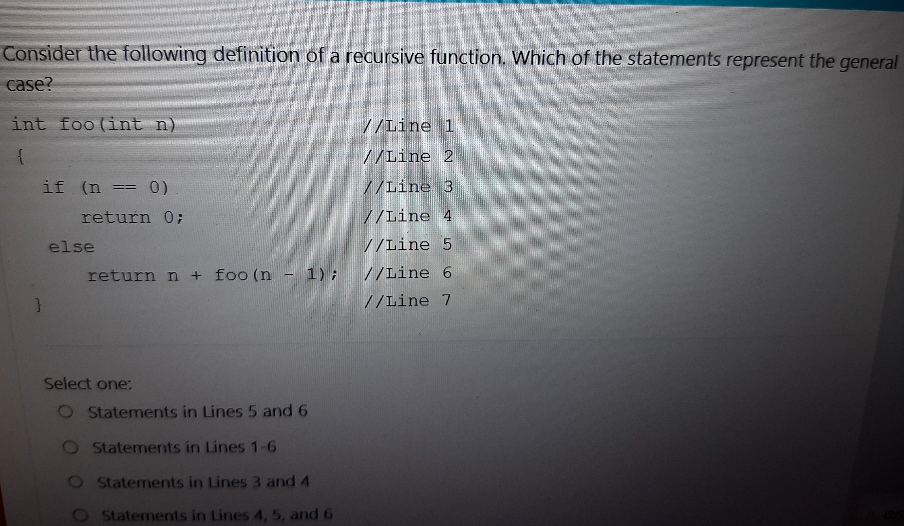 Consider the following definition of a recursive