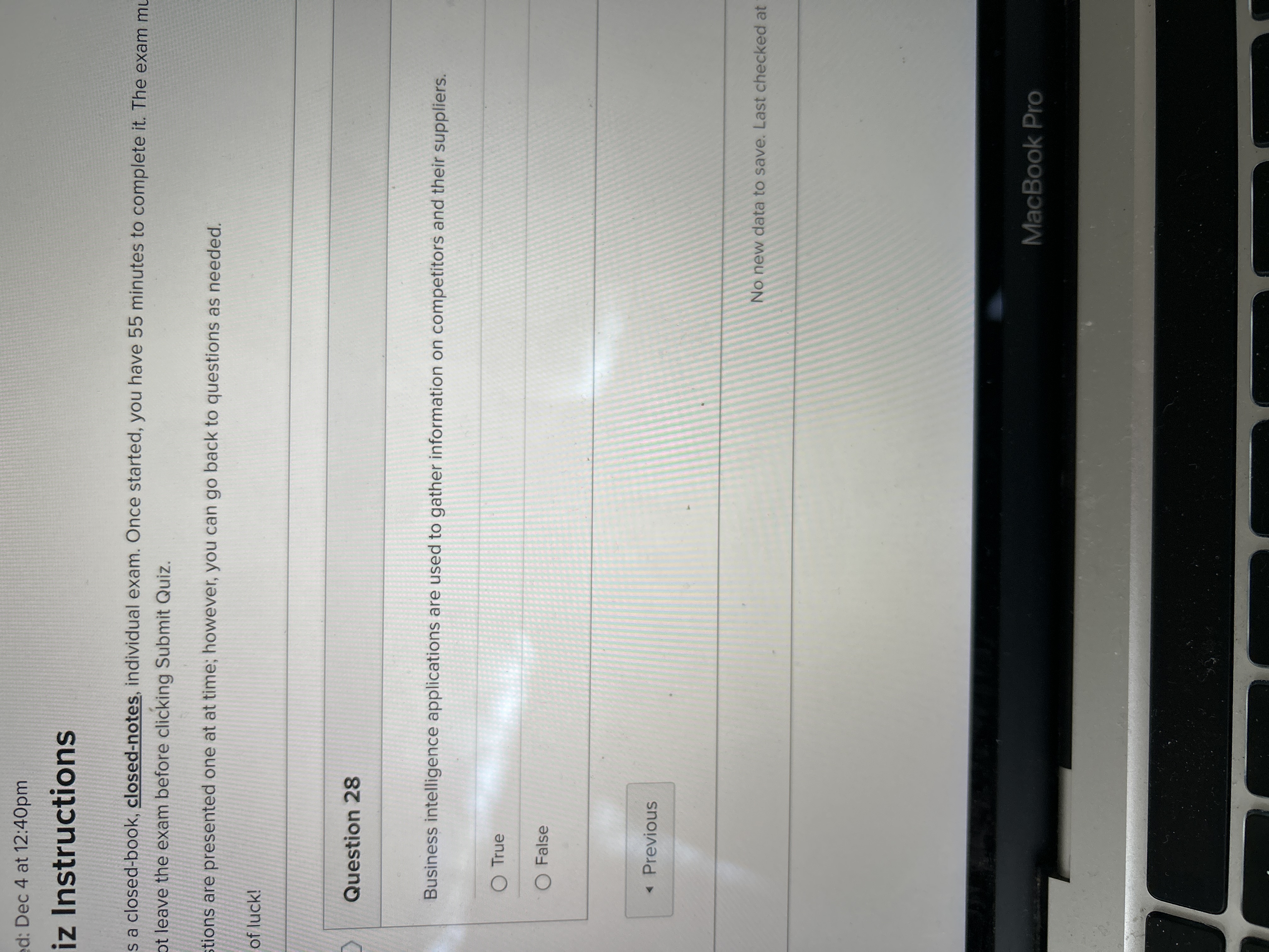 Question 2 8 Business intelligence applications