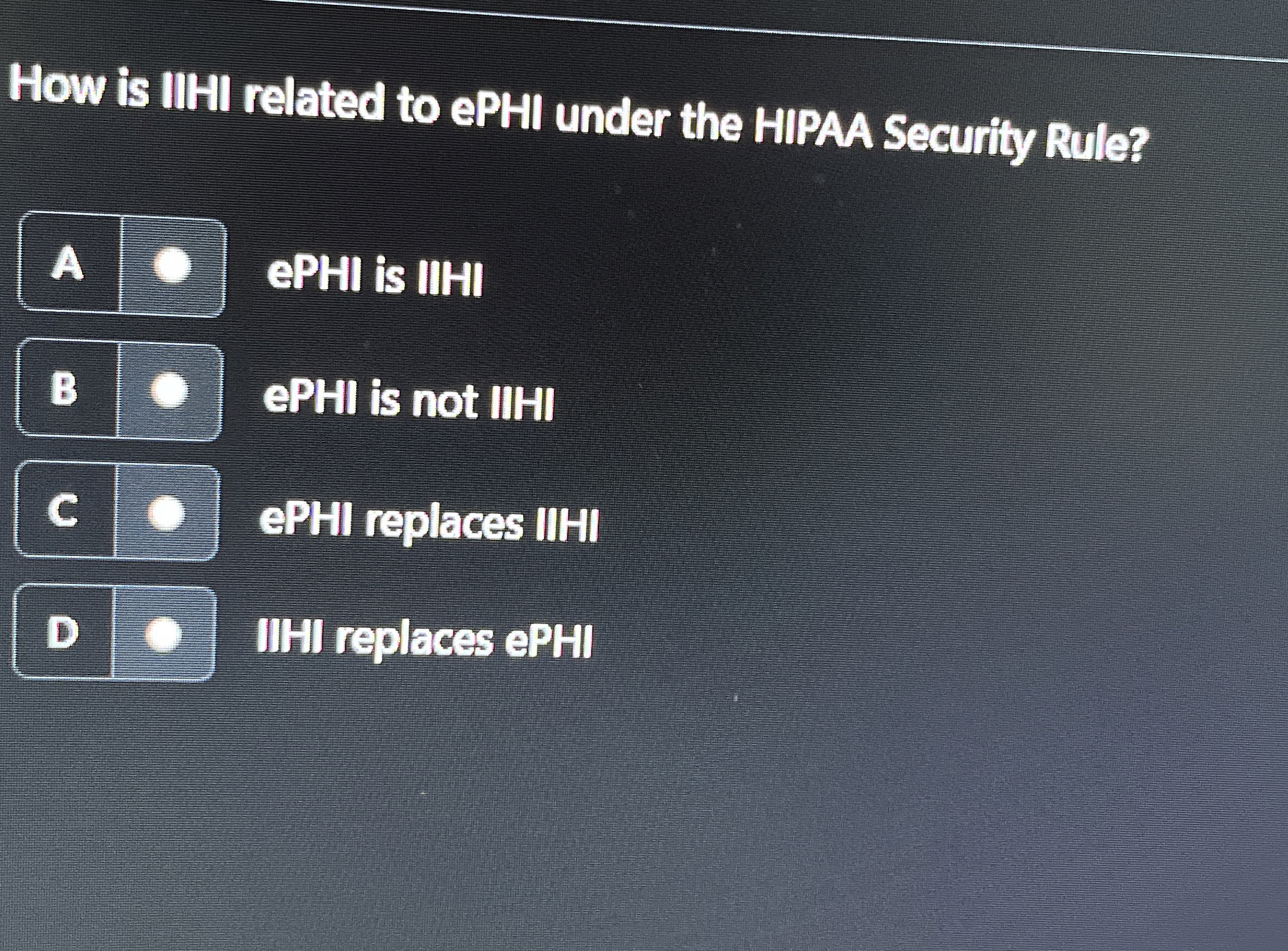How is IIHI related to ePHI under the HIPAA