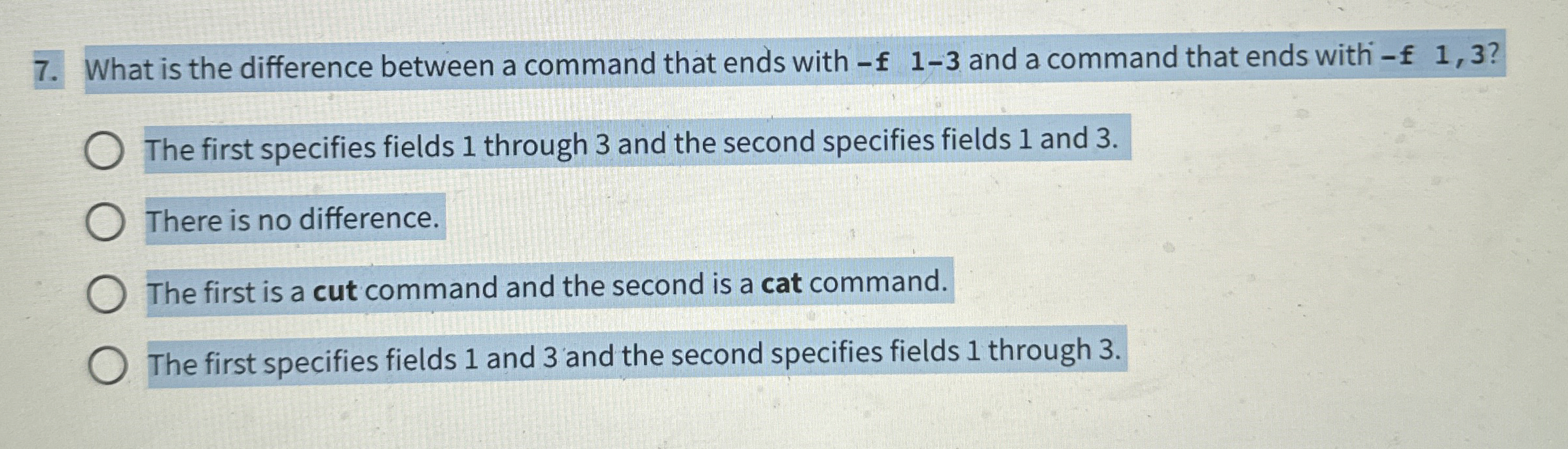 What is the difference between a command that