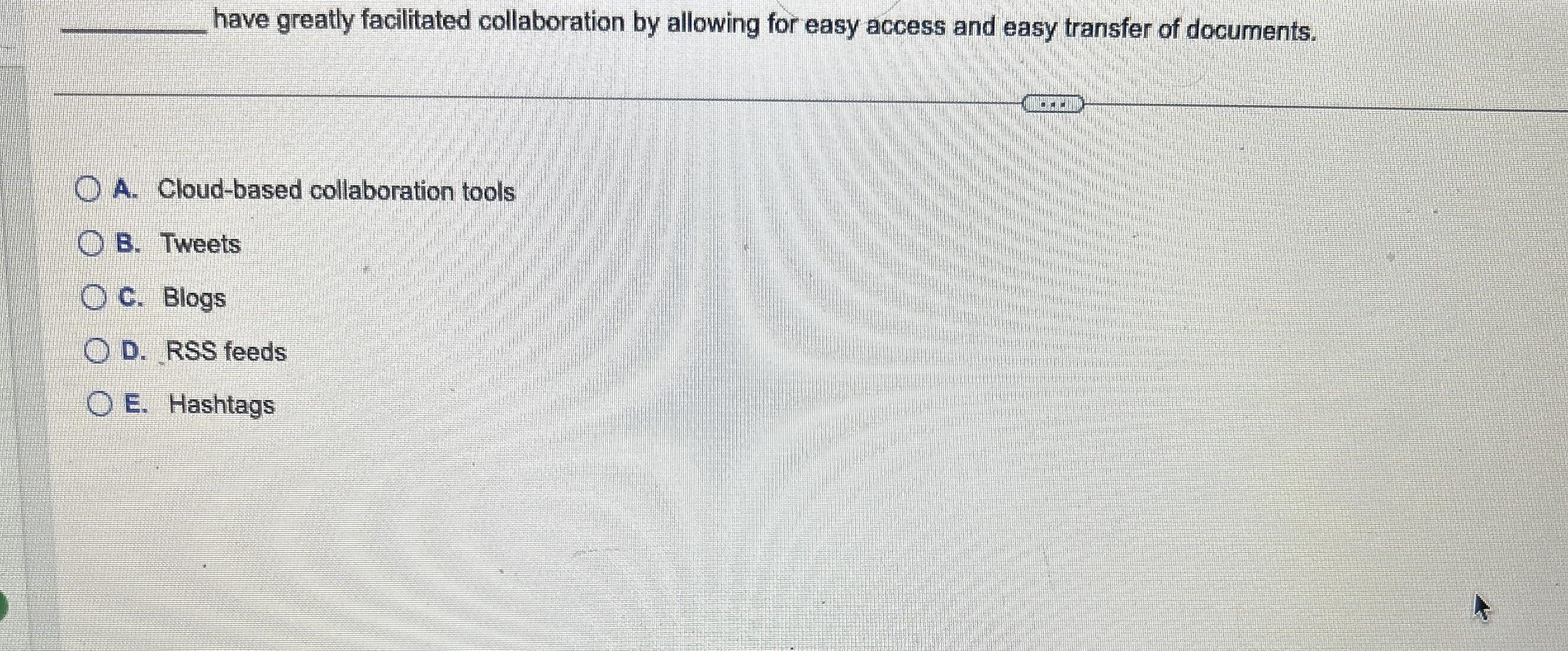 q , have greatly facilitated collaboration by