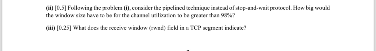 ( ii ) 0 . 5 Following the problem ( i ) ,