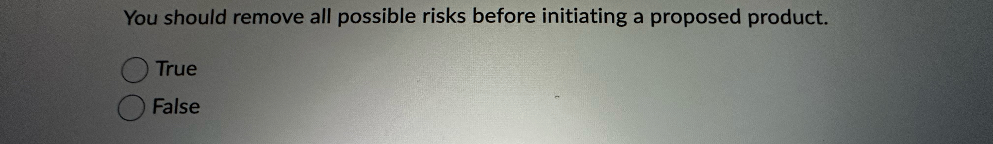 You should remove all possible risks before