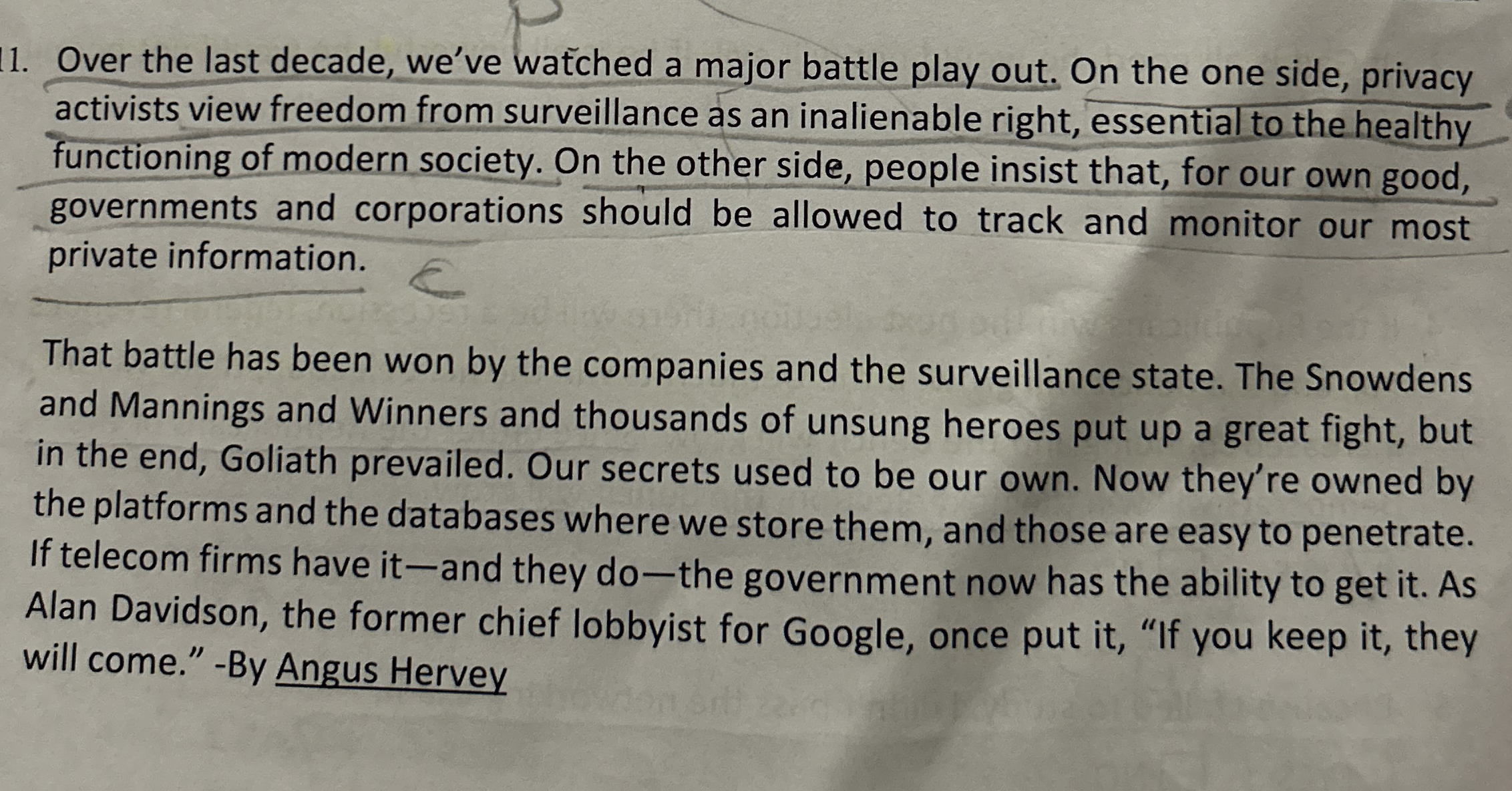 Over the last decade, we've watched a major