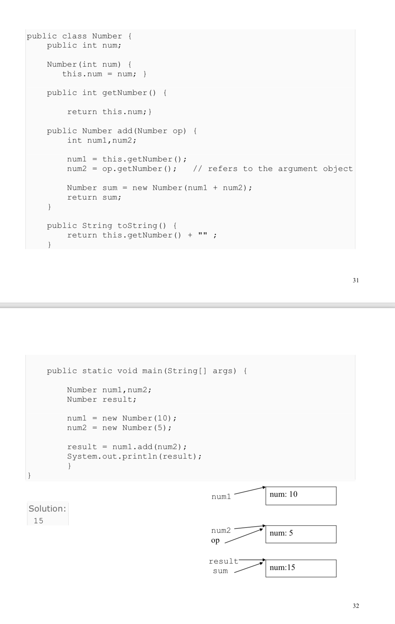 Could you please this Java code detailly and step
