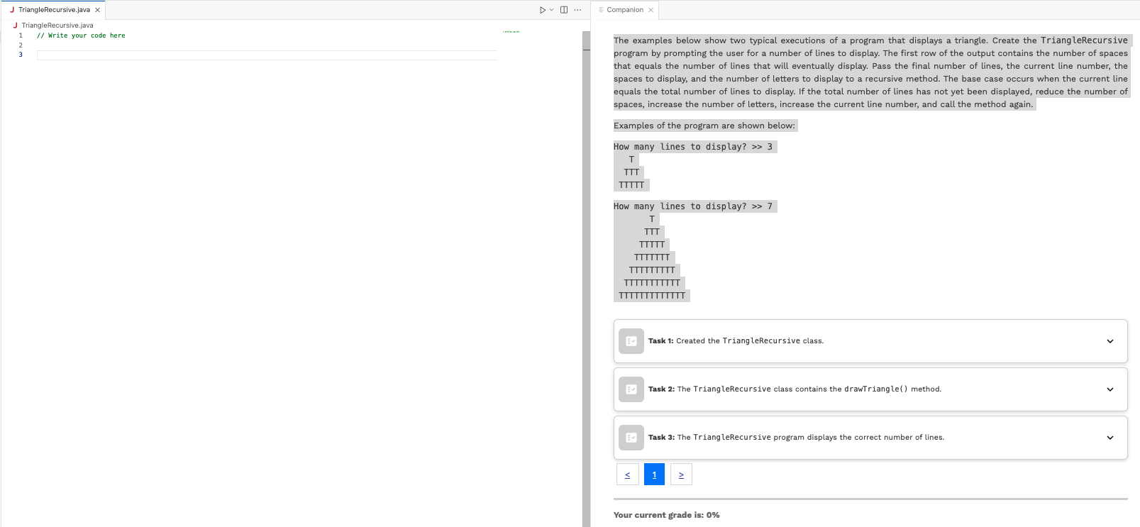 Please answer all three tasks in JAVA The