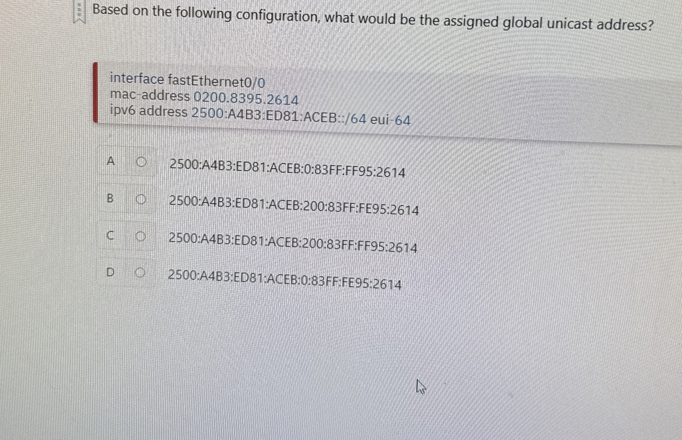 A patient with a history of atrial fibrillation