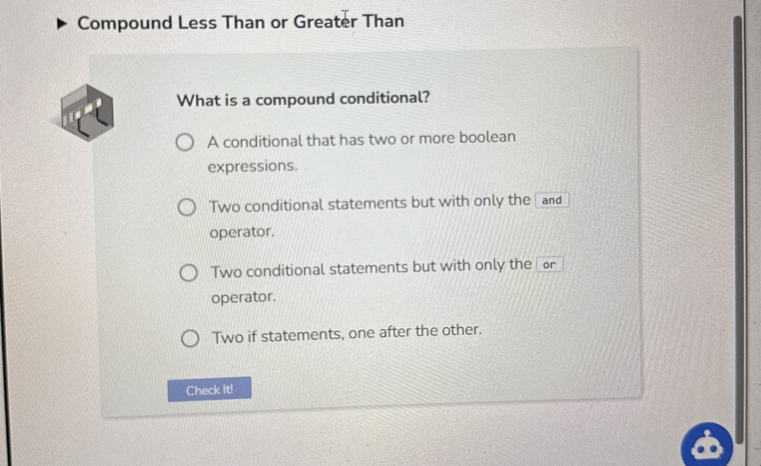 Compound Less Than or Greater Than What is a