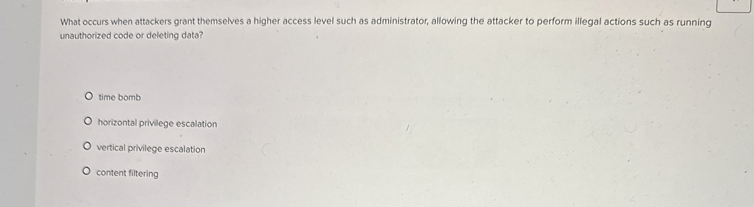 What occurs when attackers grant themselves a