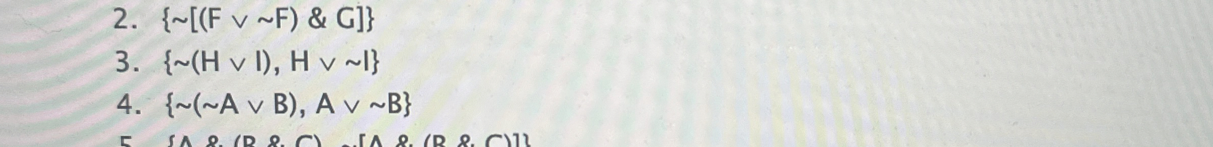 Use a truth tree to test each of the following