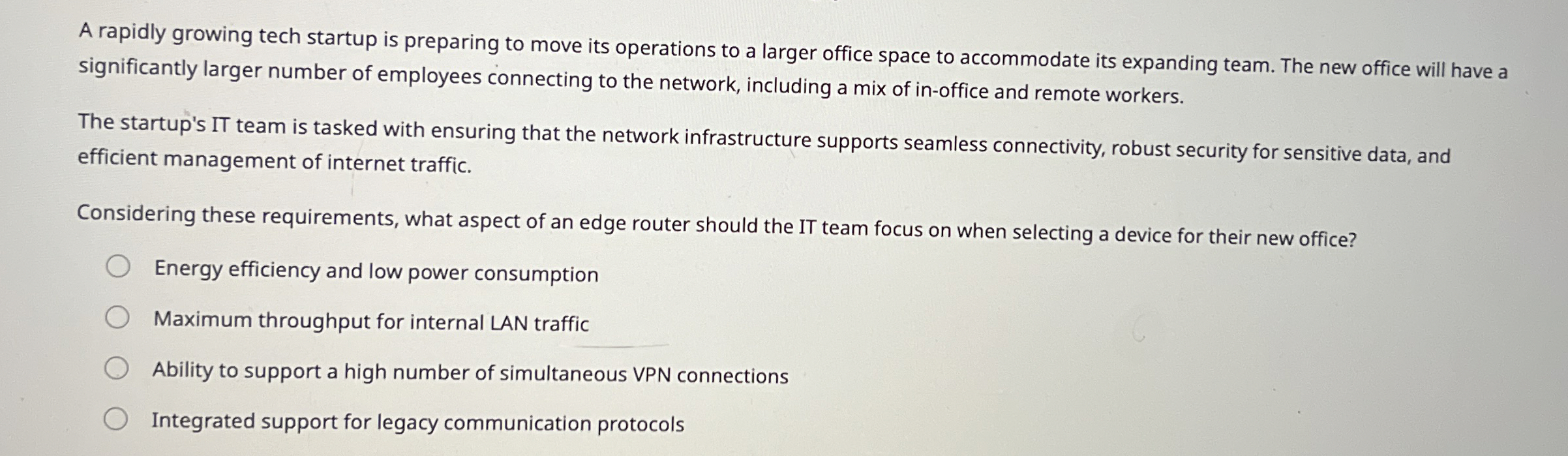 A rapidly growing tech startup is preparing to