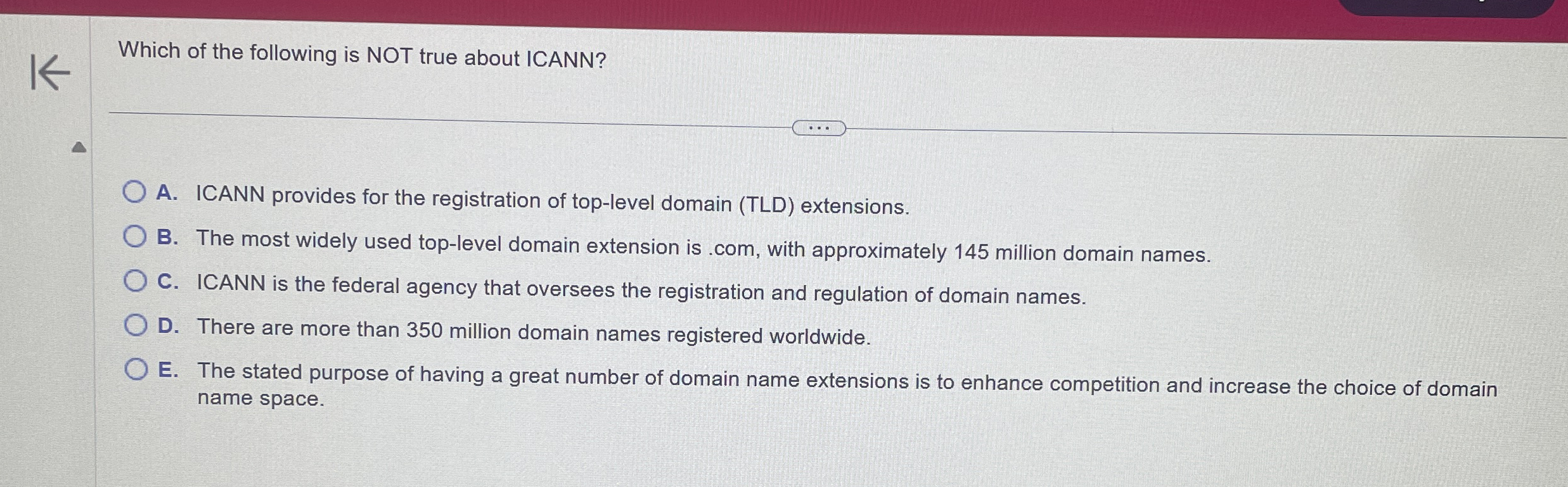 Which of the following is NOT true about ICANN? A