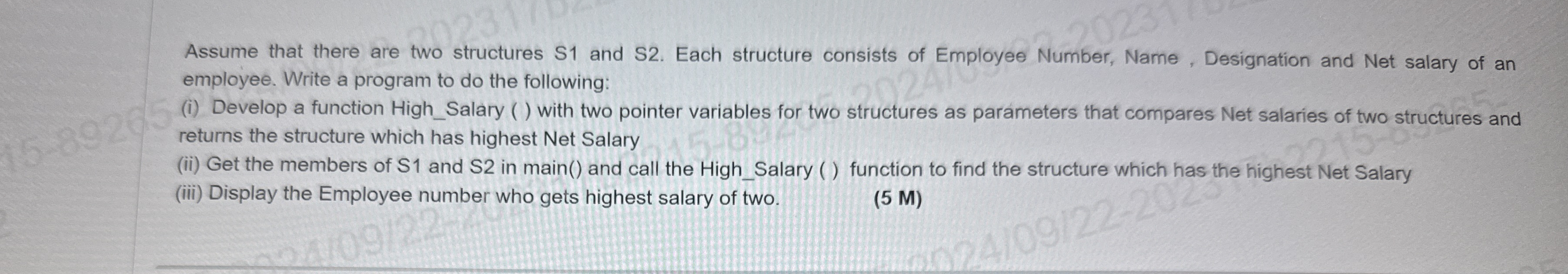 Assume that there are two structures S 1 and S 2