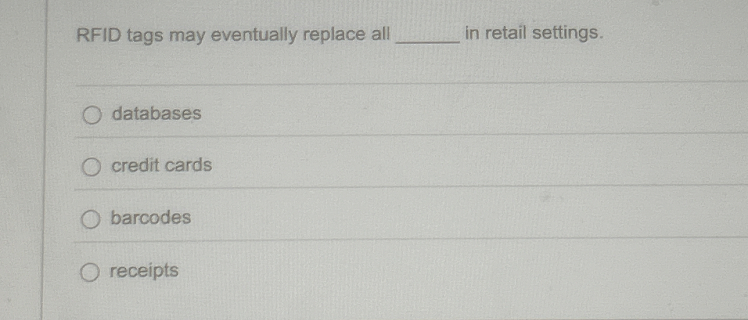 RFID tags may eventually replace all in retail