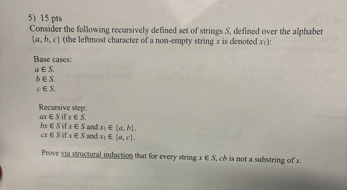 1 5 pts Consider the following recursively