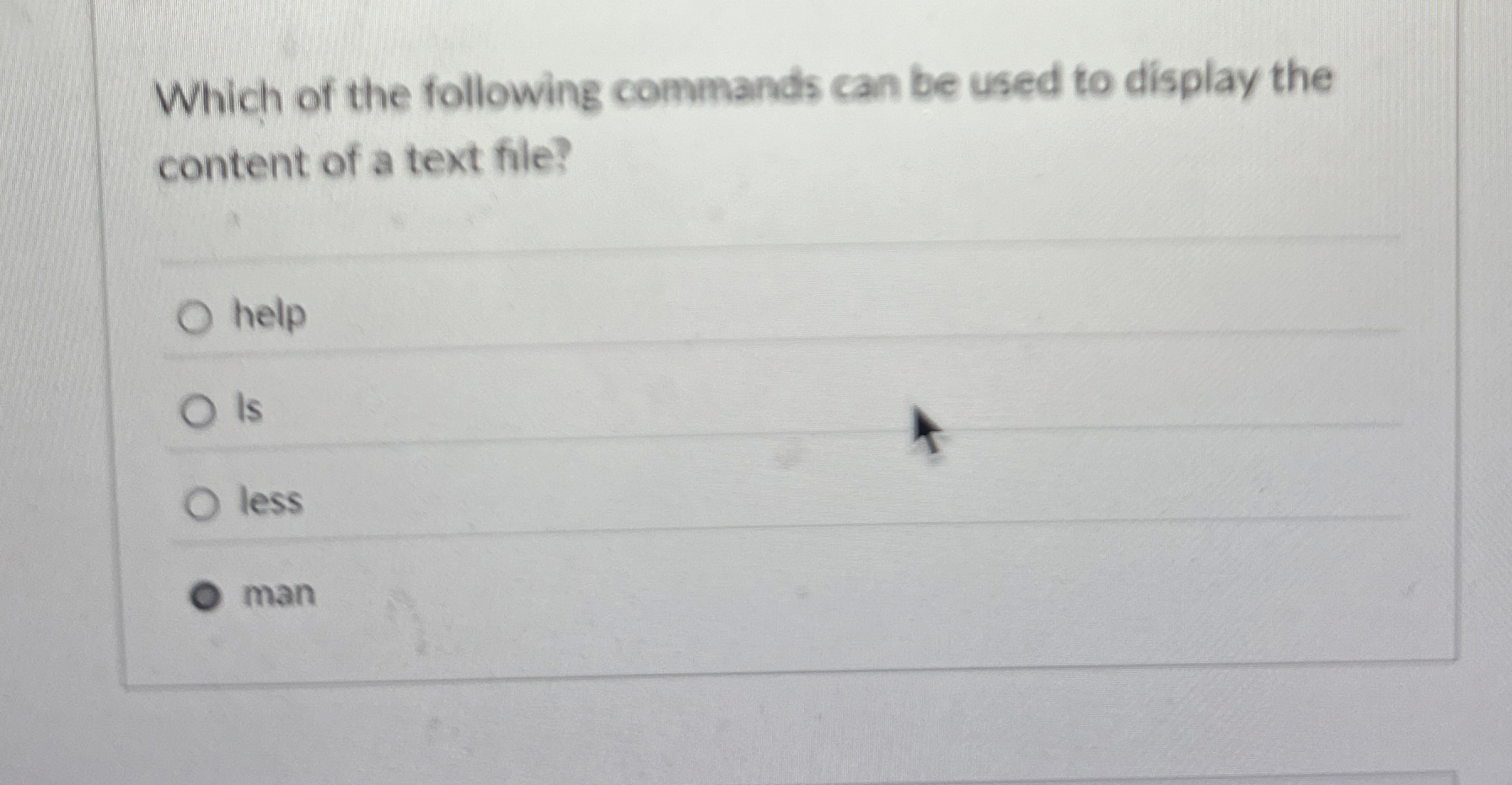 Which of the following commands can be used to
