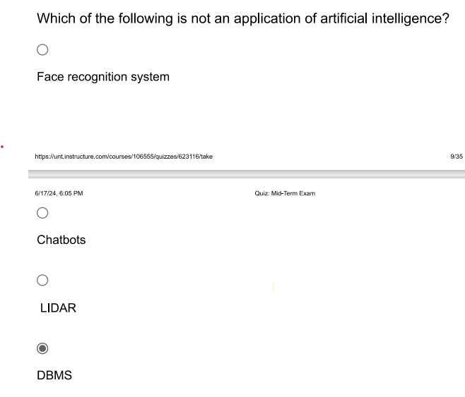 Which of the following is not an application of