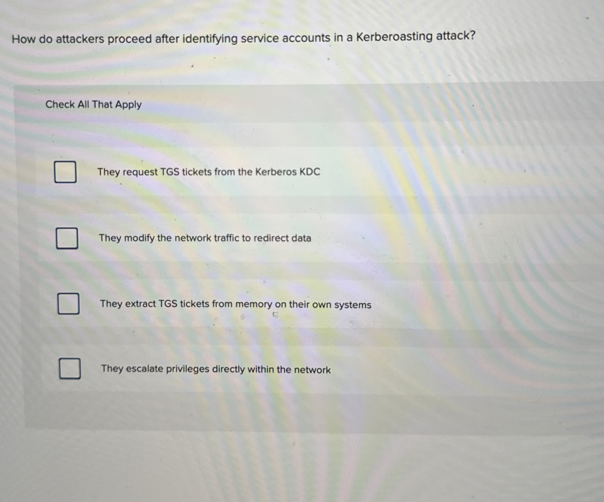 How do attackers proceed after identifying