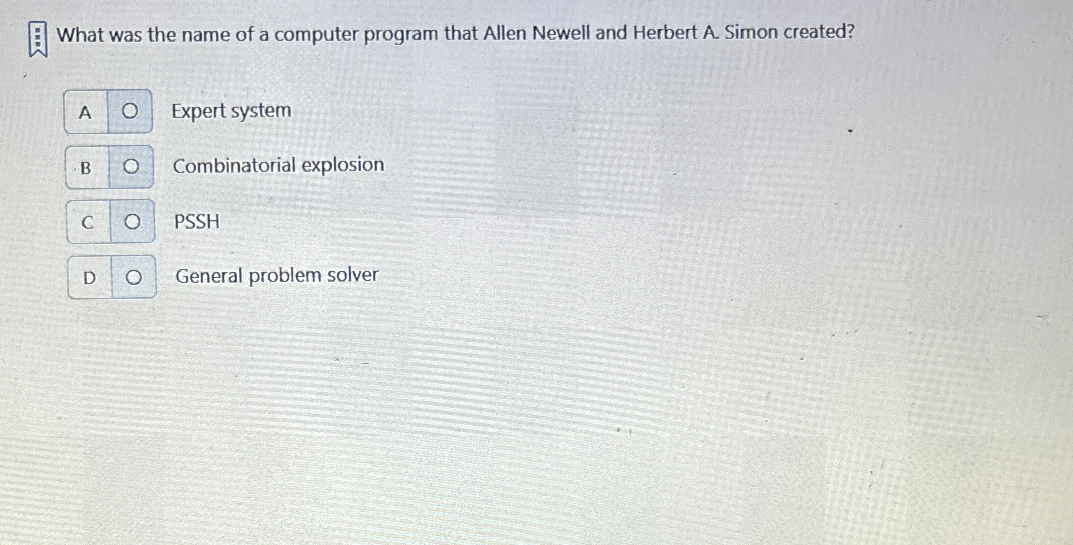 What was the name of a computer program that