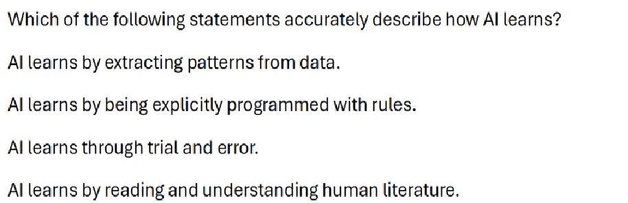 Which of the following statements accurately