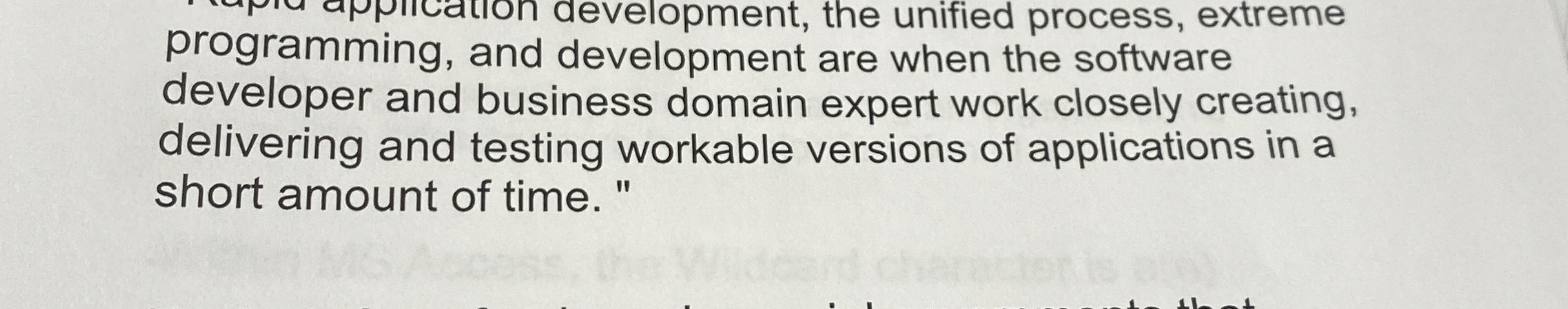 programming, and development are when the