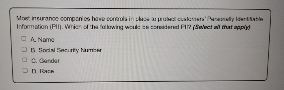 Most insurance companies have controls in place