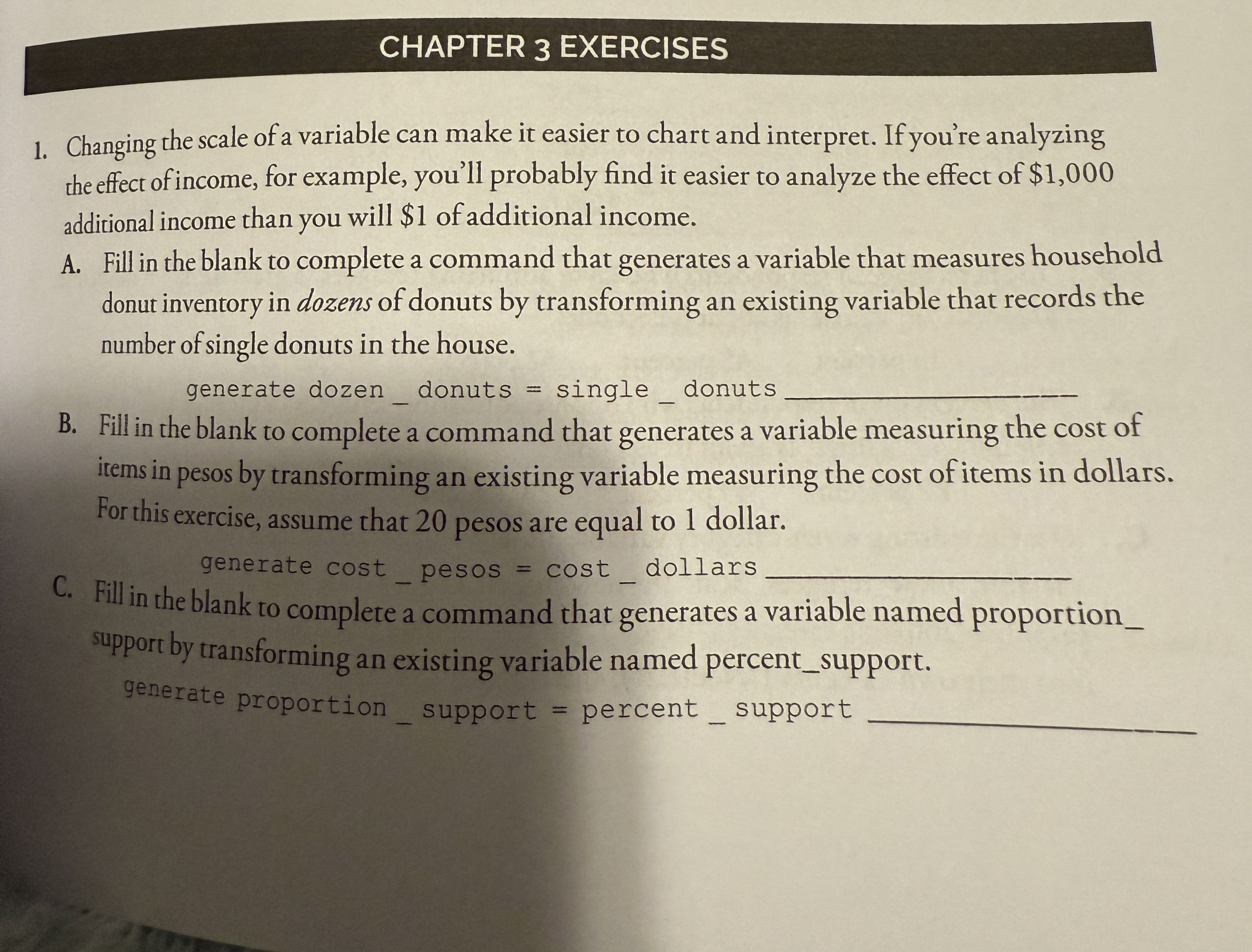 Changing the scale of a variable can make it