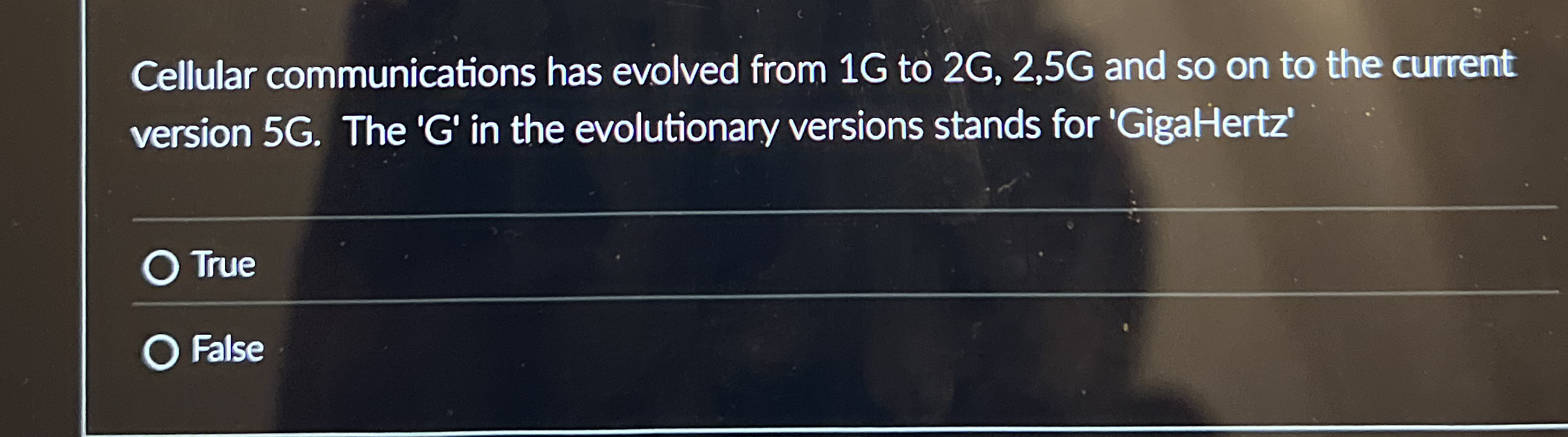Cellular communications has evolved from 1 G to 2