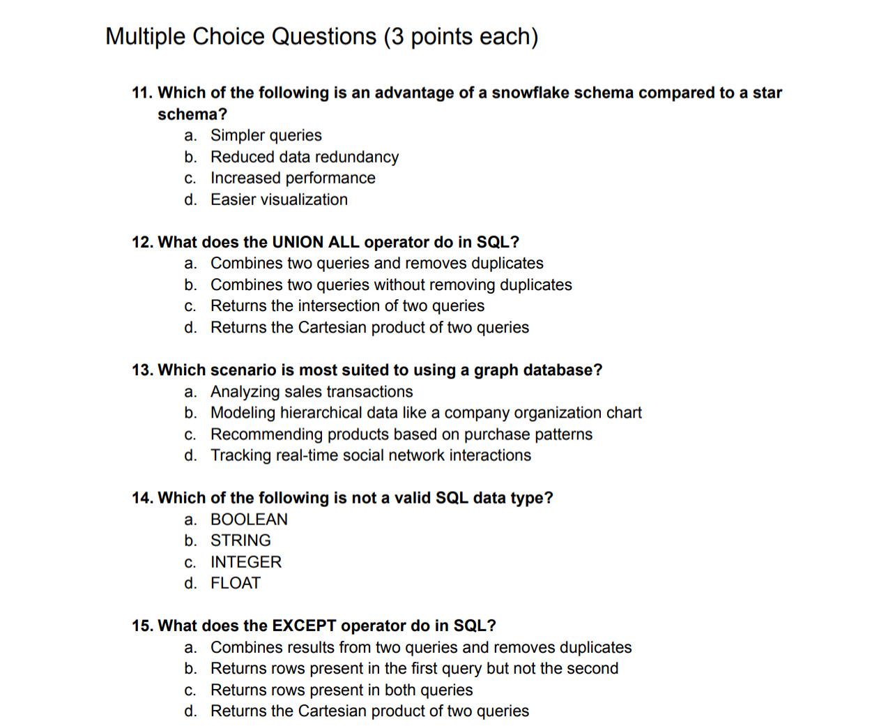 Hello I need some help with all of these multiple
