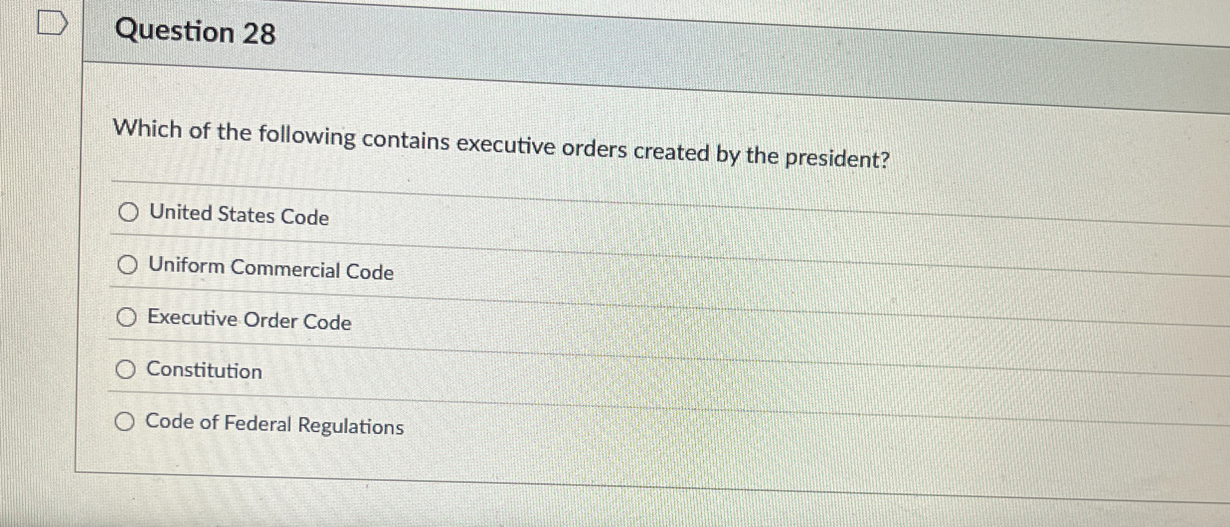Question 2 8 Which of the following contains