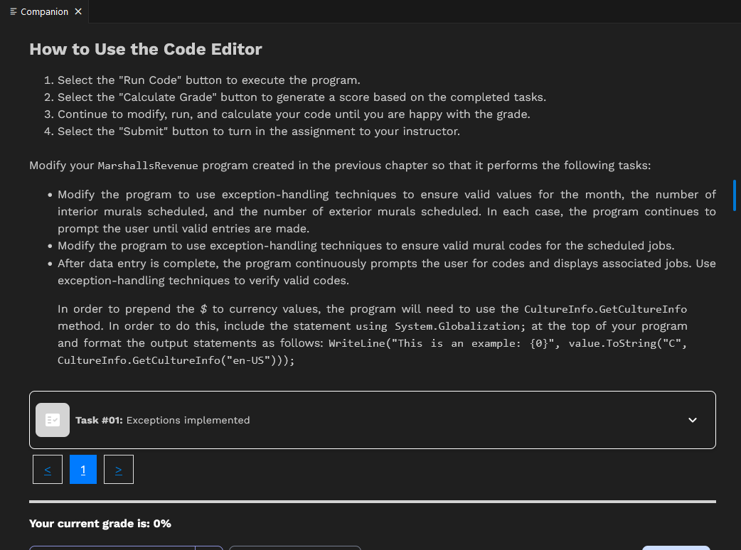 Modify your MarshallsRevenue program created in