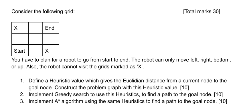 give a code in java ( there shouldn't be any