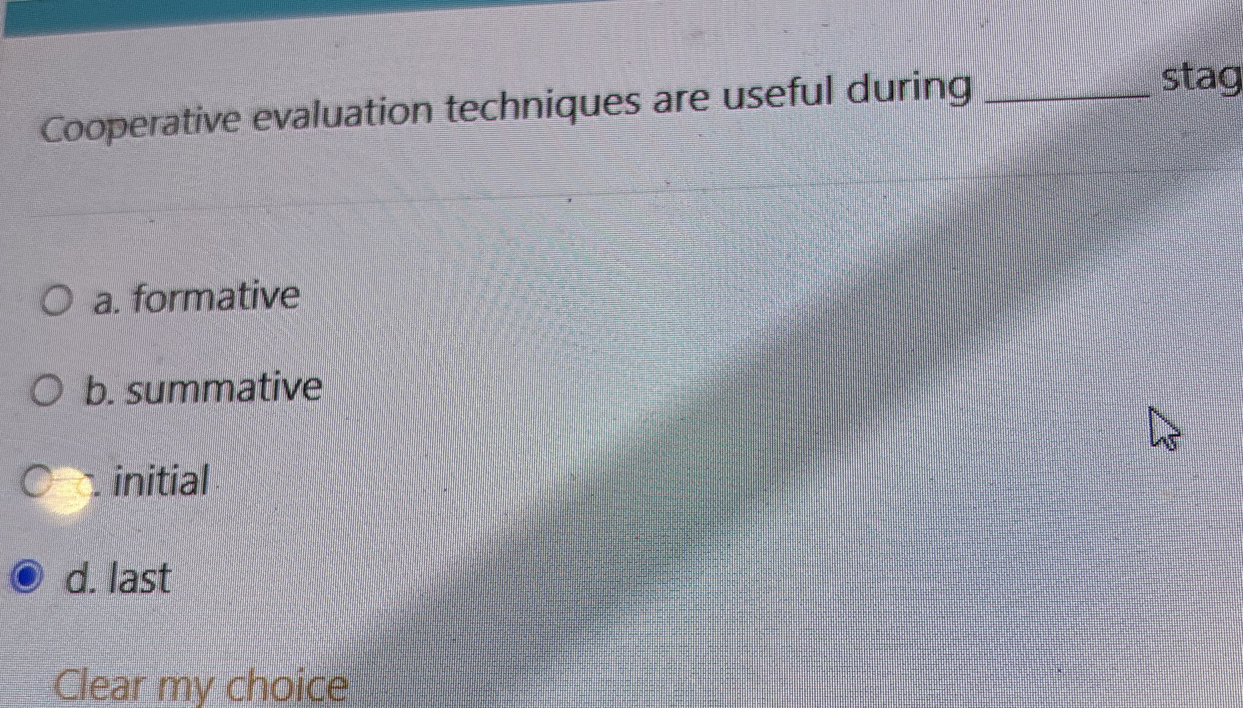 Cooperative evaluation techniques are useful