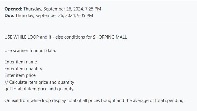 USE WHILE LOOP and If - else conditions for