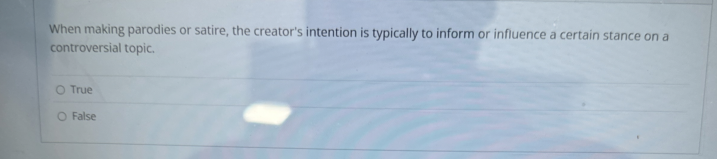 When making parodies or satire, the creator's