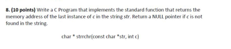 Please help with this ( 1 0 points ) Write a C
