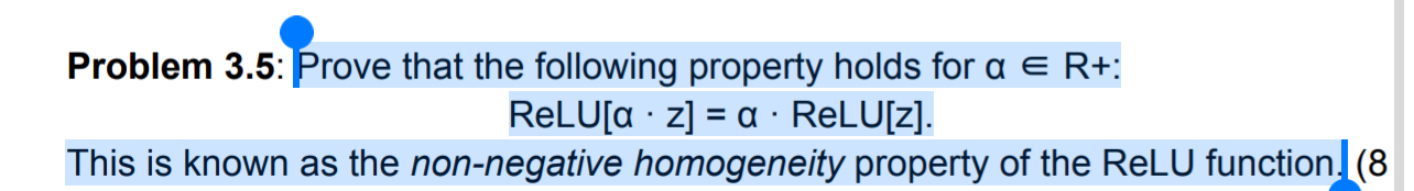 Problem 3 . 5 : Prove that the following property